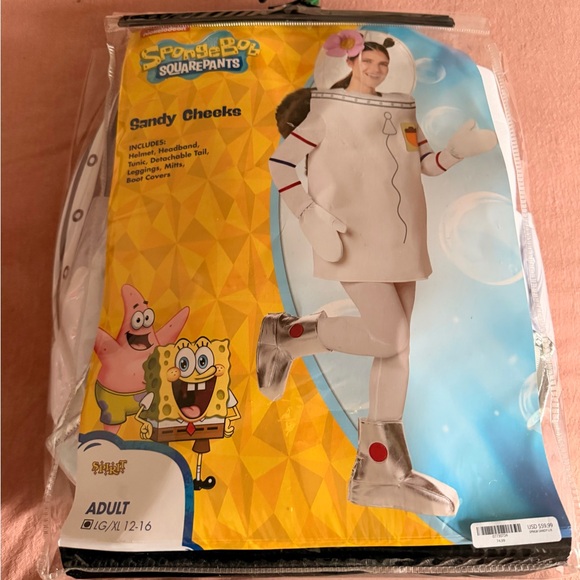 SpongeBob Squarepants Pants - Sandy Cheeks Adult Costume